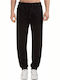 Emporio Armani Men's Sweatpants with Rubber Black