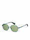 Polaroid Unisex Sunglasses with Green Metal Frame and Green Polarized Lens PLD6067/S 1ED/UC