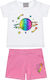 Alouette Kids Set with Pants Summer 2pcs White