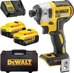 Dewalt Șurubelniță cu impact Baterie Fără perii 18V 2x4Ah