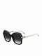 Jimmy Choo Women's Sunglasses with Black Frame and Black Gradient Lens TESSY/G/S 807/9O