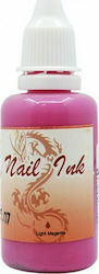 Airbrush Nail Ink Culori de pictură pentru Unghii Magenta 30ml în Culoarea Fuchsia