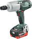 Metabo SSW 18 LTX 600 Μπουλονόκλειδο Μπαταρίας 18V 2x5.5Ah με Υποδοχή 1/2" & Hex