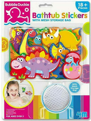 4M Bathtub Stickers Dinosaurs Badewannenspielzeug für 24++ Monate