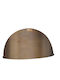 Home Lighting Round Lamp Shade Brown with Diameter 17cm