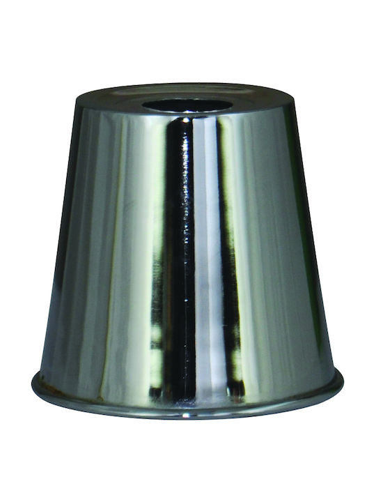 Home Lighting Κωνικό Καπέλο Φωτιστικού Ασημί με Διάμετρο 14cm