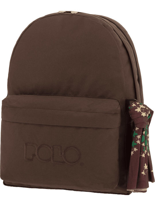 Polo Double Scarf School Backpack Junior High-H...
