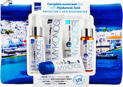 Intermed Myconos Set with Sunscreen Face Cream, After Sun & Pouch