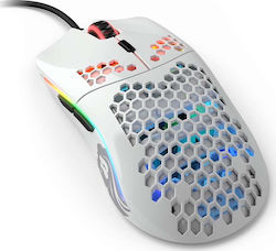 Glorious PC Gaming Race Model O Wireless RGB Gaming Mouse 12000 DPI White Glossy