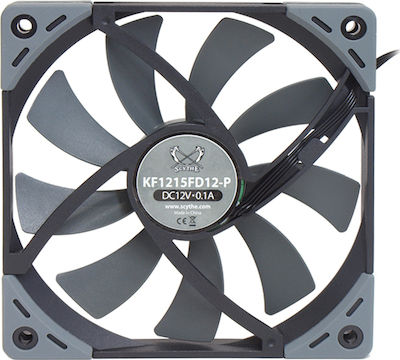 Scythe Kaze Flex Slim 120mm 4-Pin PWM Case Fan Gray