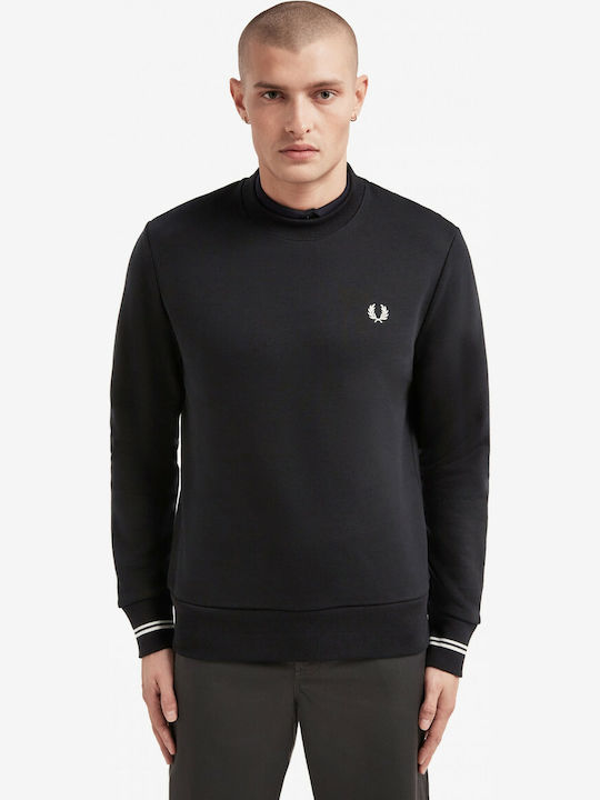 Fred Perry Мъжка Блуза с Дълъг Ръкав Черно