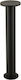Atman Outdoor Floor Lamp Small Post LED Outdoor Space 12W with Warm White Light IP65 Black