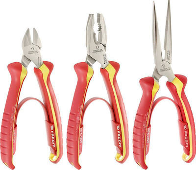 Facom Pliers set Straight Electrician Length 200mm 3pcs