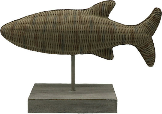 InTheBox Διακοσμητικό Ψάρι Πολυρητίνης 27.3x7.7x18.3cm