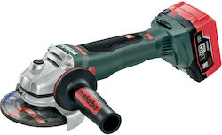 Metabo WB 18 LTX BL 125 Quick Τροχός με 2 Μπαταρίες 5.5Ah