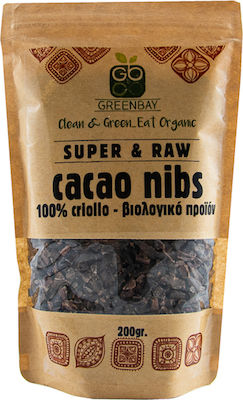 Green Bay Ακατέργαστοι Biologici Boabe de cacao 200gr X.02.01.021