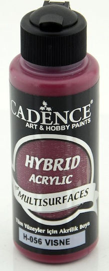 Cadence Hybrid Acrylic Acrylic Paint Set in Red color Cherry H-056 120ml 1pcs