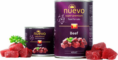 Nuevo Adult Wet Food for Adult Cats In Can with Calf 1pc 200gr