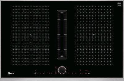 Neff T58TL6EN2 Autonomous Cooktop with Induction Burners , Intergrated Ventilation & Locking Function 82.6x54.6cm