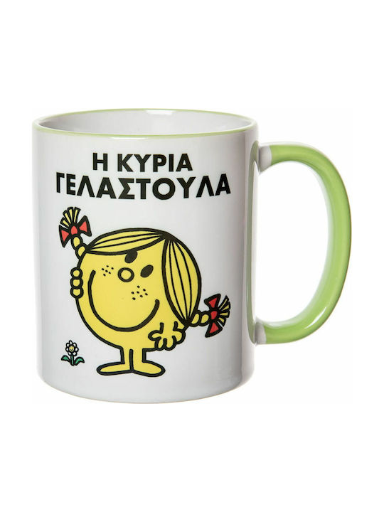 Χάρτινη Πόλη H Κυρία Γελαστούλα Mug White