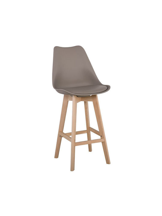 Stool Bar with Backrest made of Polypropylene M...