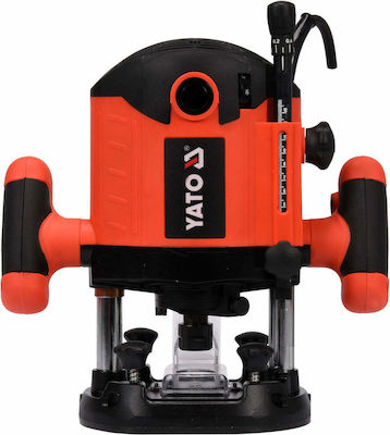 Yato Plunge Router 2100W with Speed Settings and Suction System