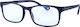 Montana Eyewear BLF73 Reading Glasses +3.00 Matt Blue BLF73B