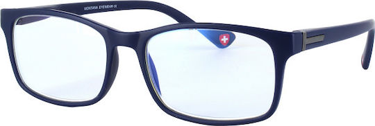 Montana Eyewear BLF73 Reading Glasses +3.00 Matt Blue BLF73B