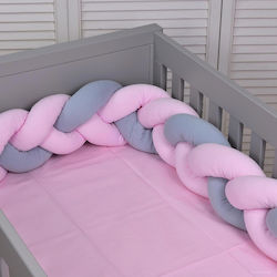 Baby Oliver Crib Bumper Braided Inside 18x200cm