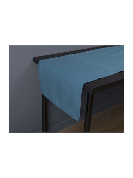 Laura Ashley Λινό Tablecloth Runner Canard 45x1...