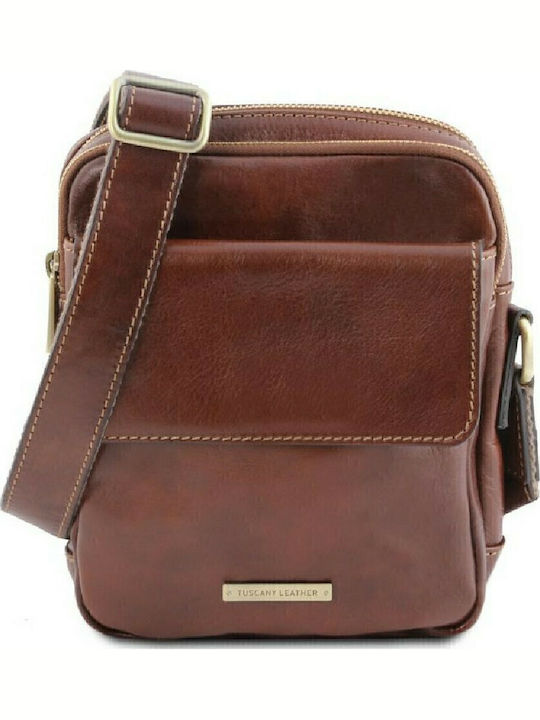 Tuscany Leather Larry Leder Herrentasche Schult...