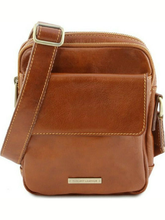 Tuscany Leather Larry Leder Herrentasche Schult...