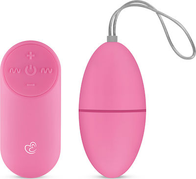 Easytoys Vibrating Egg Vibrator Egg with Remote Control 6cm ET001PNK Pink