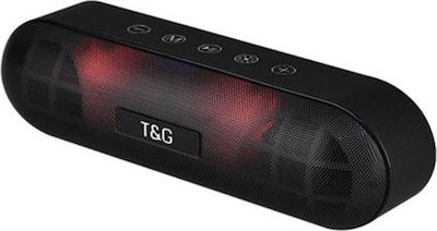 T&G Bluetooth-Lautsprecher 10W mit Radio und Batterielaufzeit bis zu 3 Stunden Schwarz