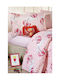 Whitegg Комплект чаршафи Единично Памучни C016-1 Розов 160x240см 3бр