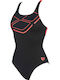 Arena Essentials Swim Pro Athletic One-Piece Swimsuit Black