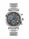 GC Watches Мъжки Часовник 44мм Хронограф На Батерия Със Сребрист Ацетиленов Гривна