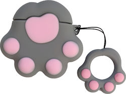 Lykl Cat Paw Silikonhülle in Grau für Apple Air...