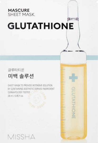 Missha Mascure Sheet Glutathione Face Revitalization / Moisturizing Mask 28ml