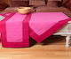 Silk Fashion Runner Cotton Bg17 Fuchsia-Purple 45x170cm