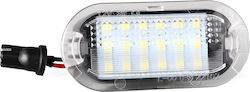 M-Tech Πλαφονιέρες Αυτοκινήτου Mini Cabrio Seat Alhambra / Leon / Toledo Skoda Octavia Volkswagen Beetle / Bora / Jetta / Golf / Polo / Sharan / Vento / Touran 2τμχ