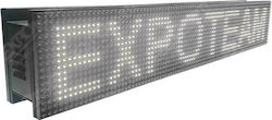 ExpoLedTeam Rolling LED Sign One - Sided Waterproof 160x32cm White