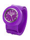 Wacky Watches Kids Analog Watch Wacky Slap 3D with Rubber/Plastic Strap Purple