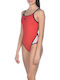 Arena Team Athletic One-Piece Swimsuit Red