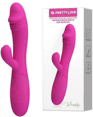 Pretty Love Snappy Rechargable Silicone 19.5cm Pink