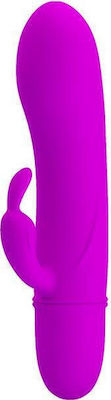 Pretty Love Caesar Vibrator Iepurele 7.6cm BI-014292 Violet