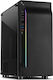 Inter-Tech A-3411 Creek Gaming Full Tower Computer Case with RGB Lighting Black