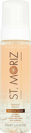 St. Moriz Tanning Self Tanning Mousse for Face and Body Medium / Dark 200ml