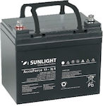 SunLight AccuForce 12 - 35 S Μπαταρία Φωτοβολταϊκών AGM Κλειστού Τύπου Βαθειάς Εκφόρτισης 12V 35Ah C100