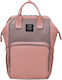 Heine Diaper Bag Pink 27x21x42cm.